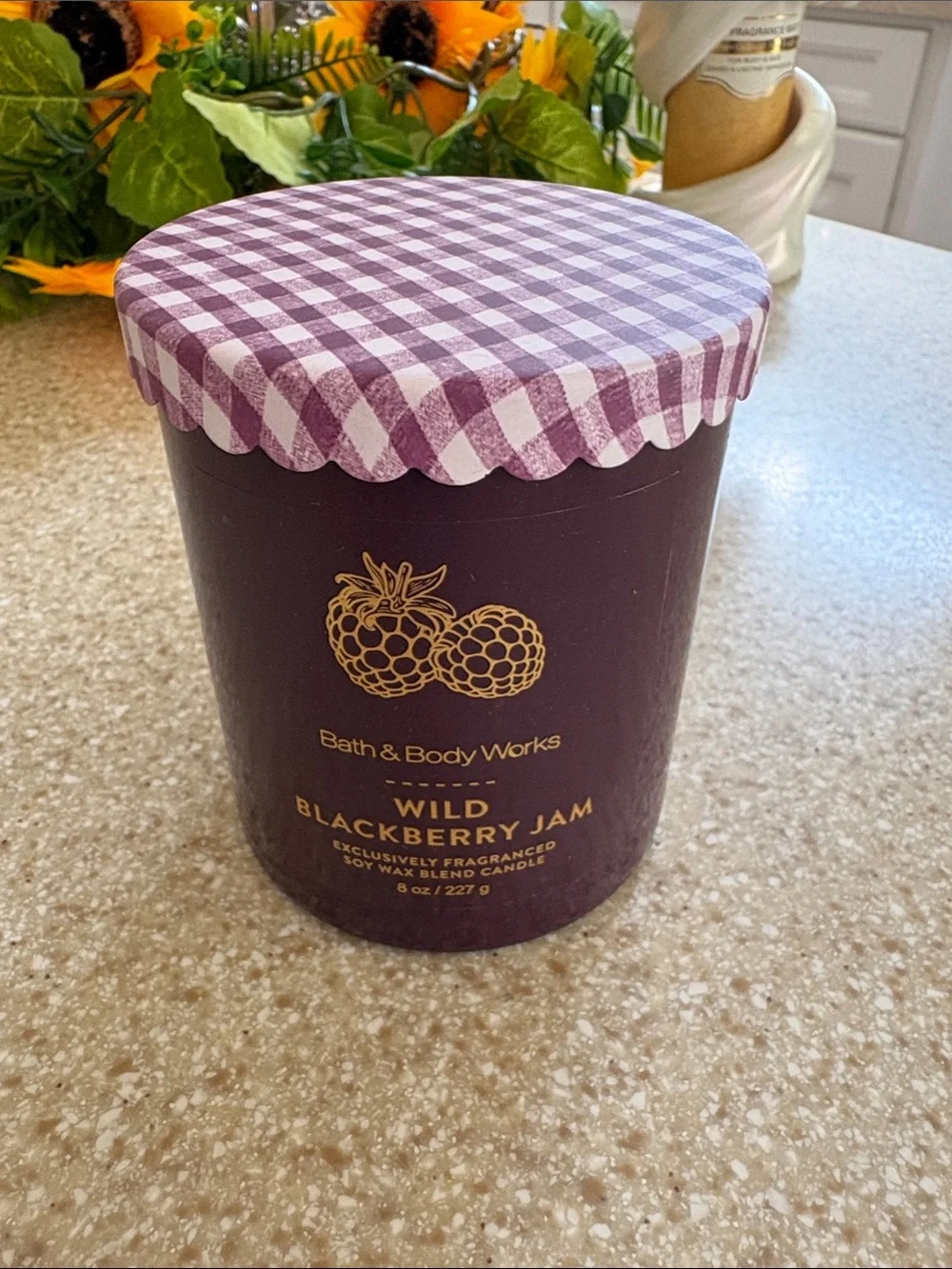 Bath & Body Works Wild Blackberry Jam Single Wick Candle